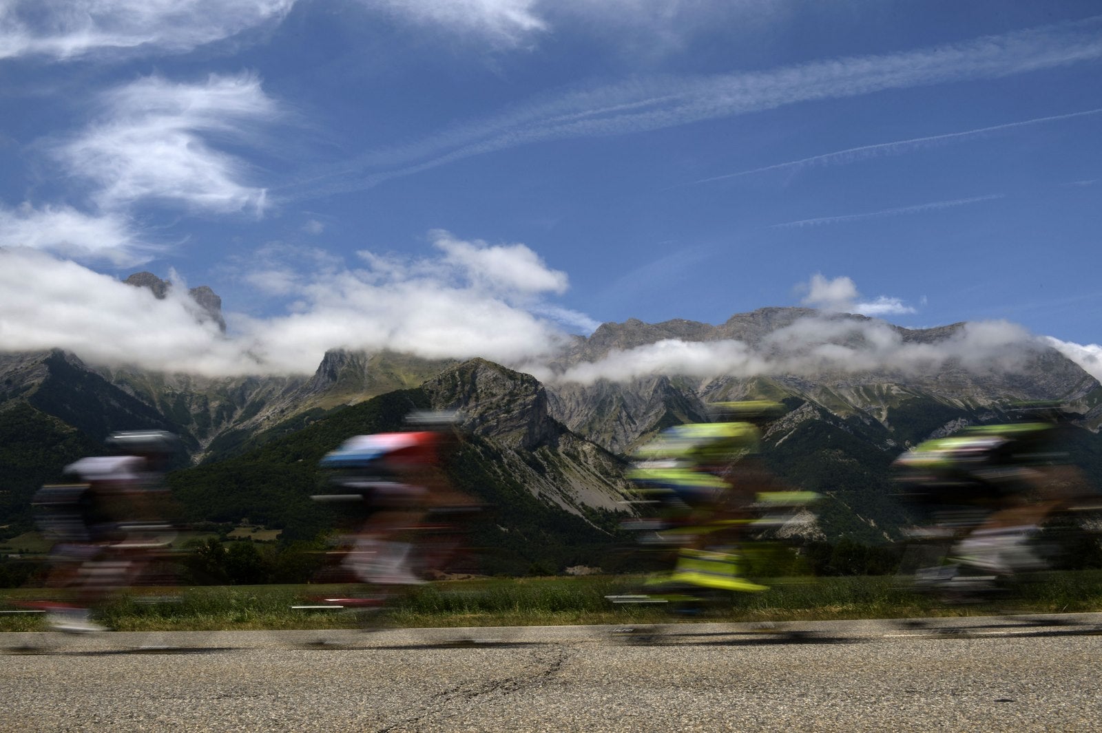 Tour de Francia, entre Gap y Saint-Jean-de-Maurienne, Alpes franceses.