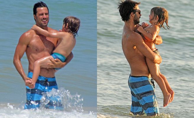 Hugo Silva. Son dos mellizos y los ocultó hasta que tuvieron tres años