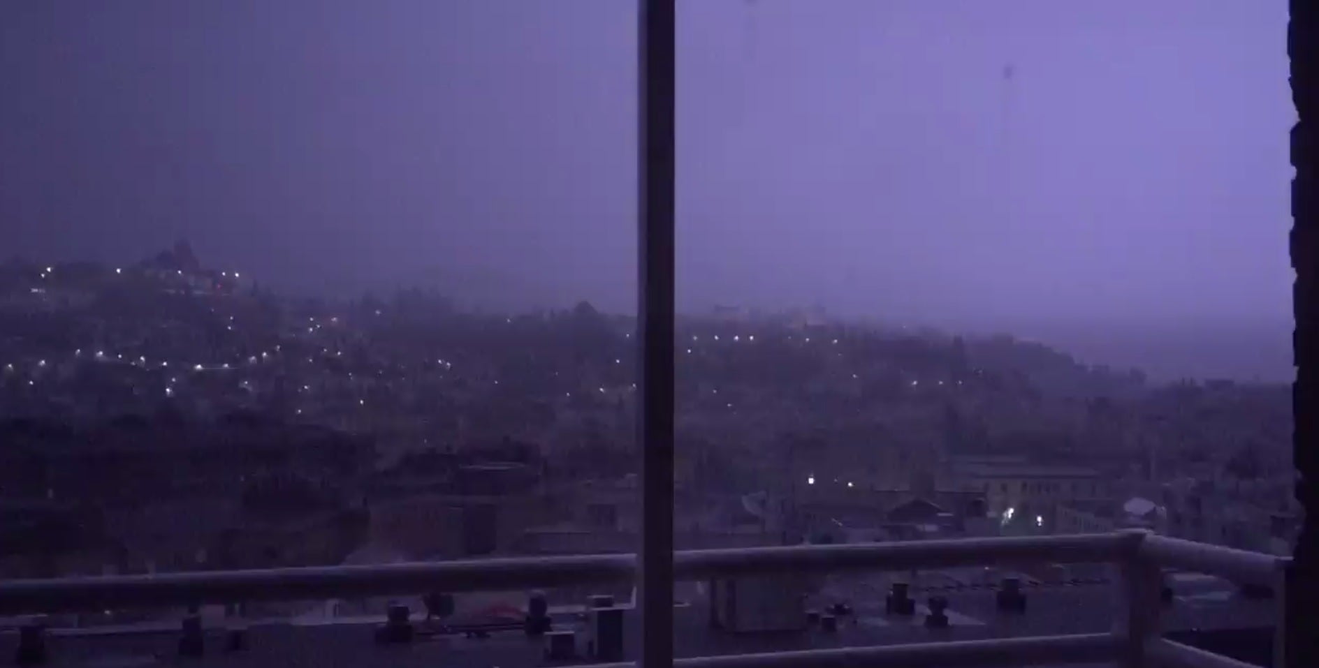 La secuencia de la caída de un rayo en la Alhambra