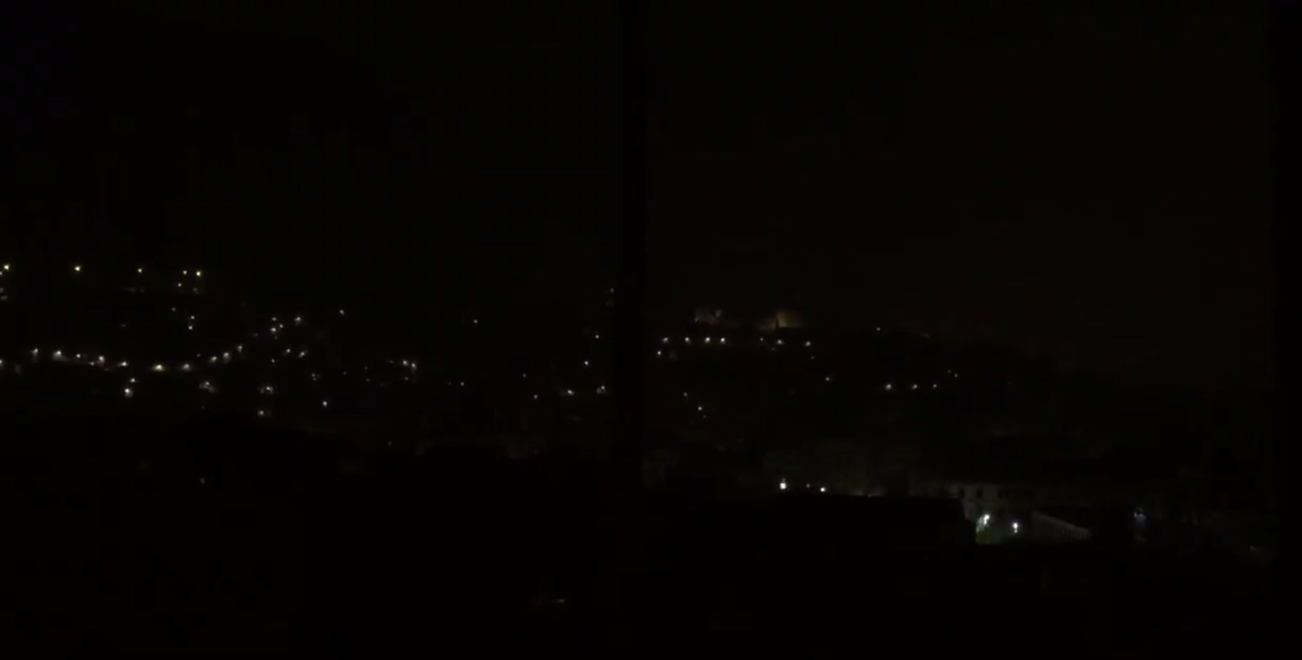 La secuencia de la caída de un rayo en la Alhambra