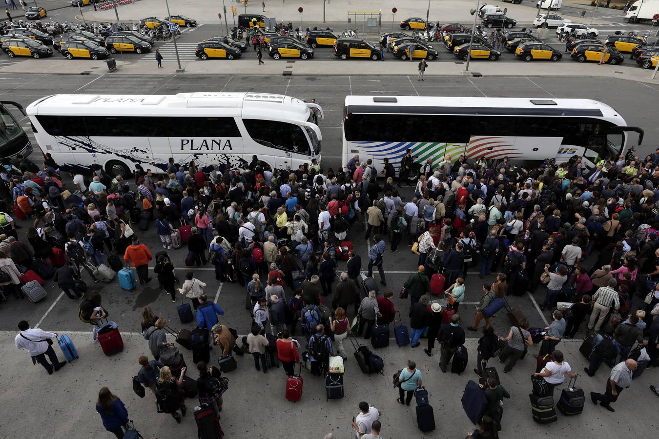 Colapso en Cataluña tras la paralización del AVE