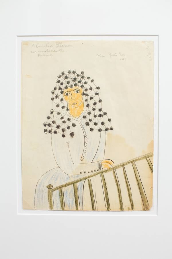 La exposición &#039;Teoría del duende&#039; incluye veinte dibujos de García Lorca