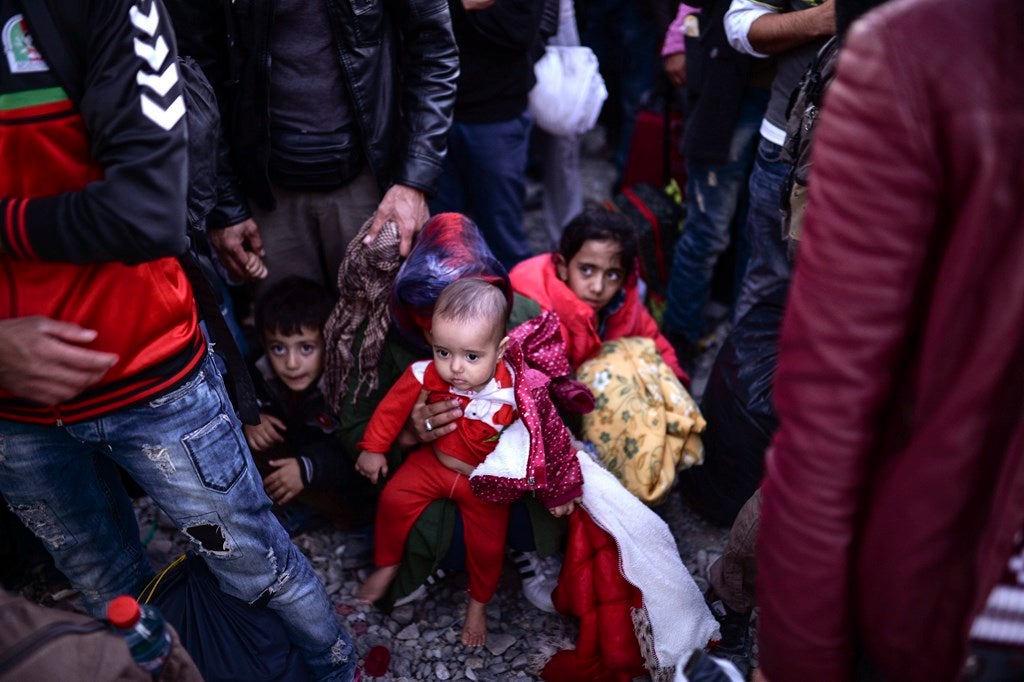 Los refugiados siguen su camino