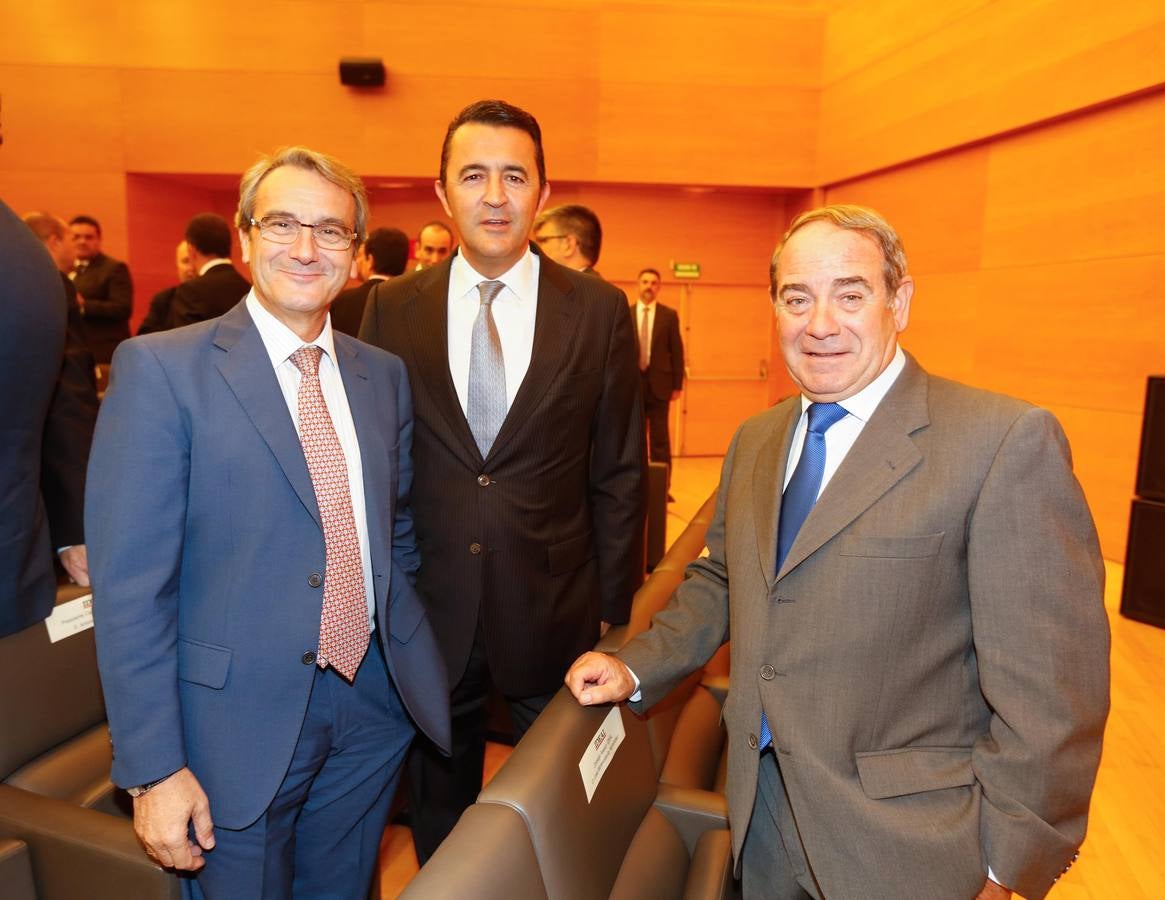Antonio León, Dimas Rodríguez y Manuel Titos.