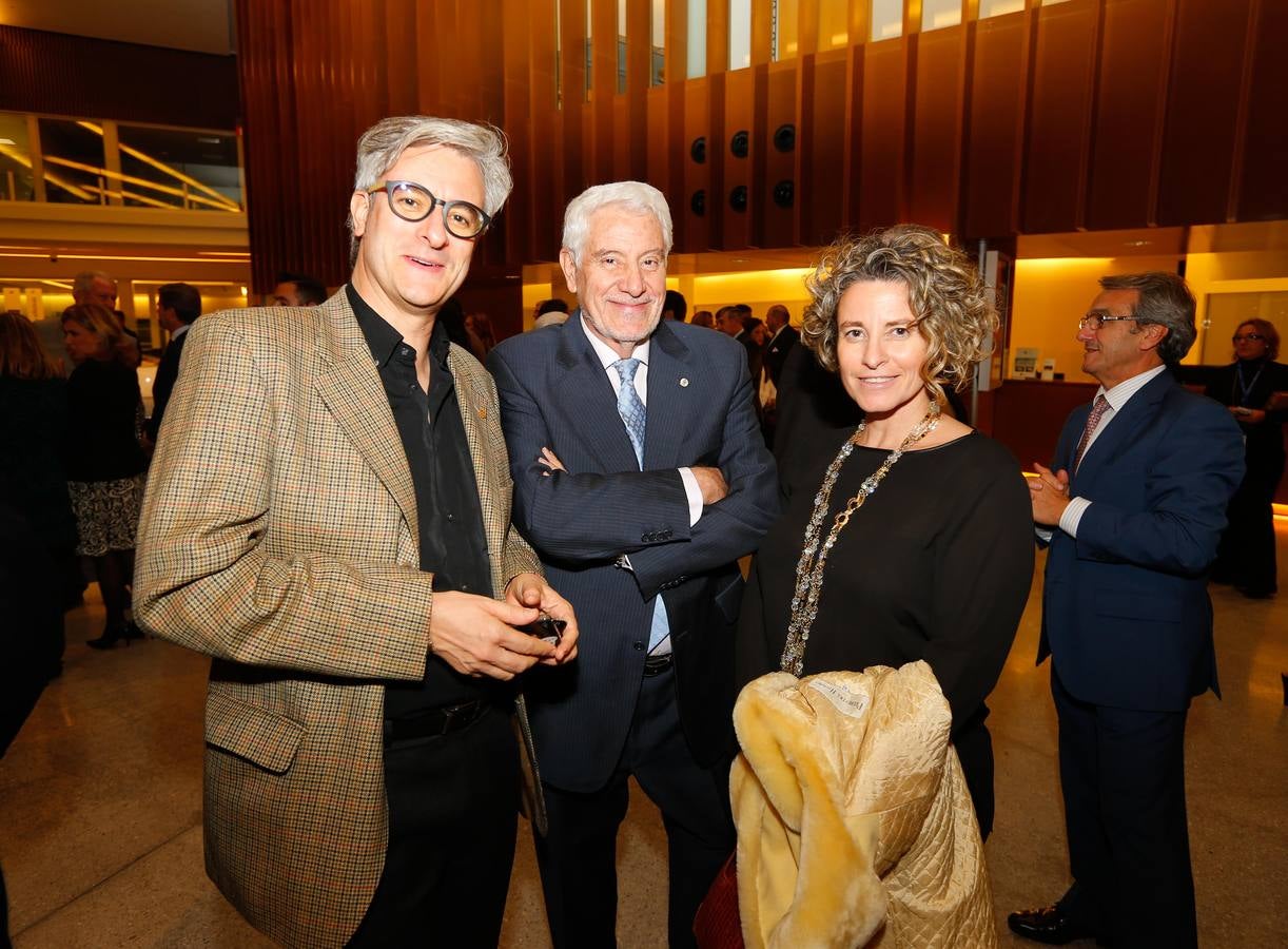 Luis, José Antonio y Cristina Llopis.