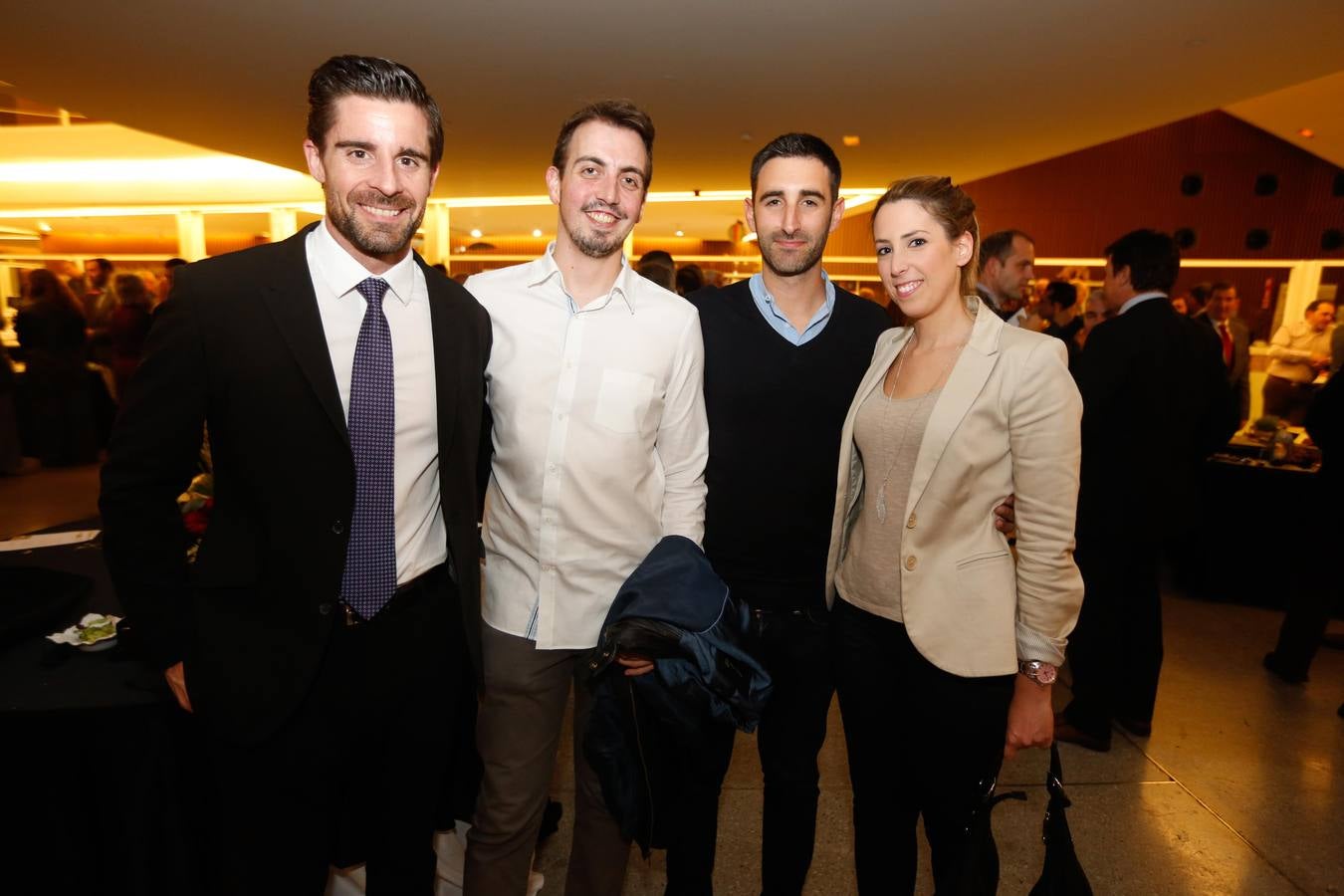 Rafael Lamelas, Juanjo Martín, Camilo Álvarez e Inés.