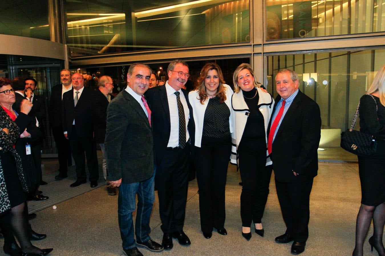 J. Martínez Olmos, Ángel Gallego, Susana Díaz, Inmaculada Olea y Juan Jesús Hernández.