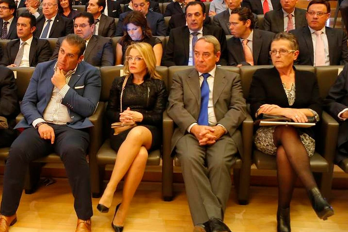 J. R. Sandoval, Mª Ángeles Zurita, Manuel Titos y Françoise Souchet.