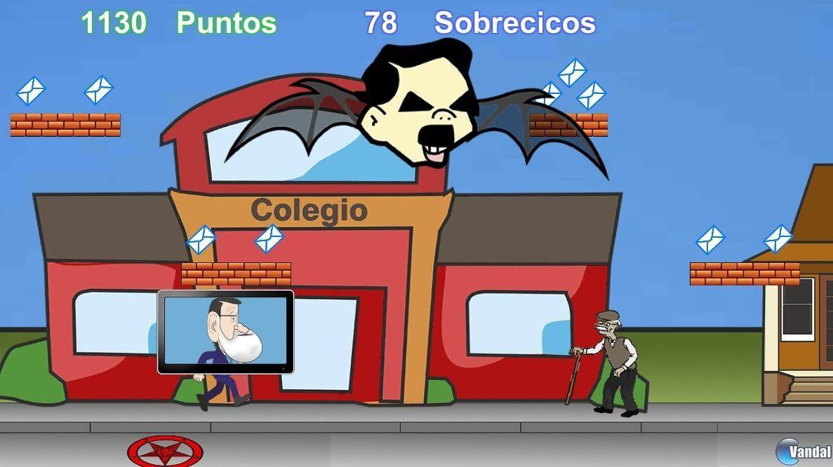 Pantallas del vídeojuego Super Mariano Bros