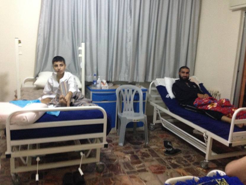Hospital que abrió en Aman por Souriyat Sin Fronteras.
