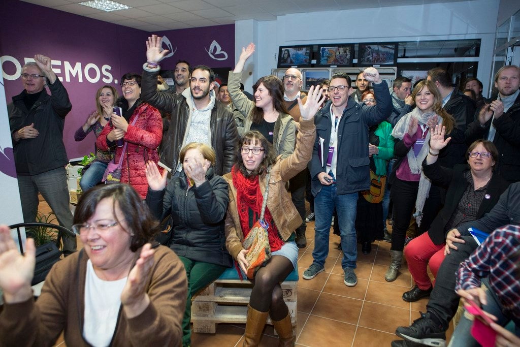 La noche electoral en Granada