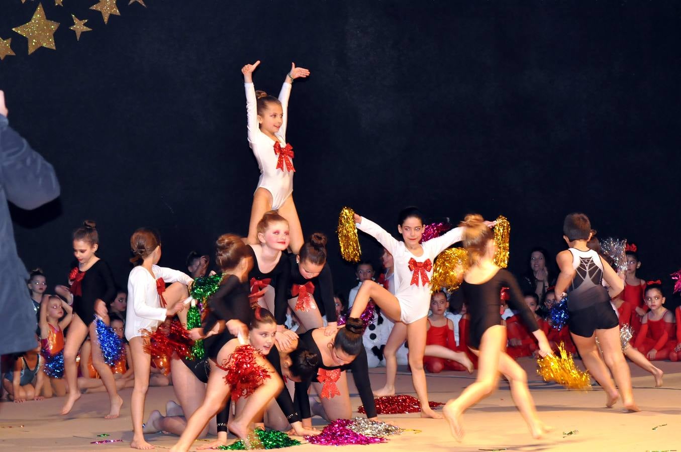 Acrobacias a ritmo navideño