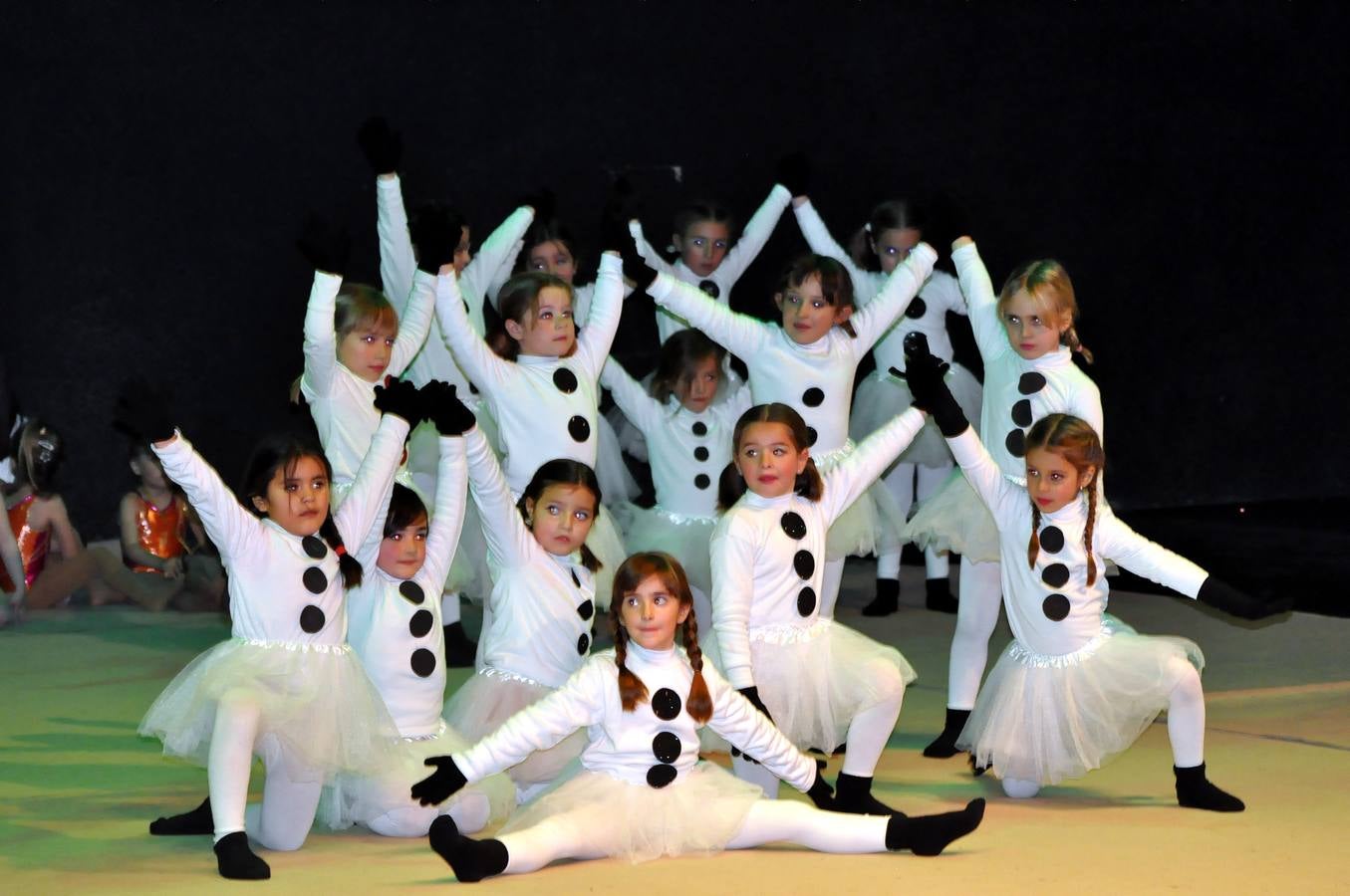 Acrobacias a ritmo navideño