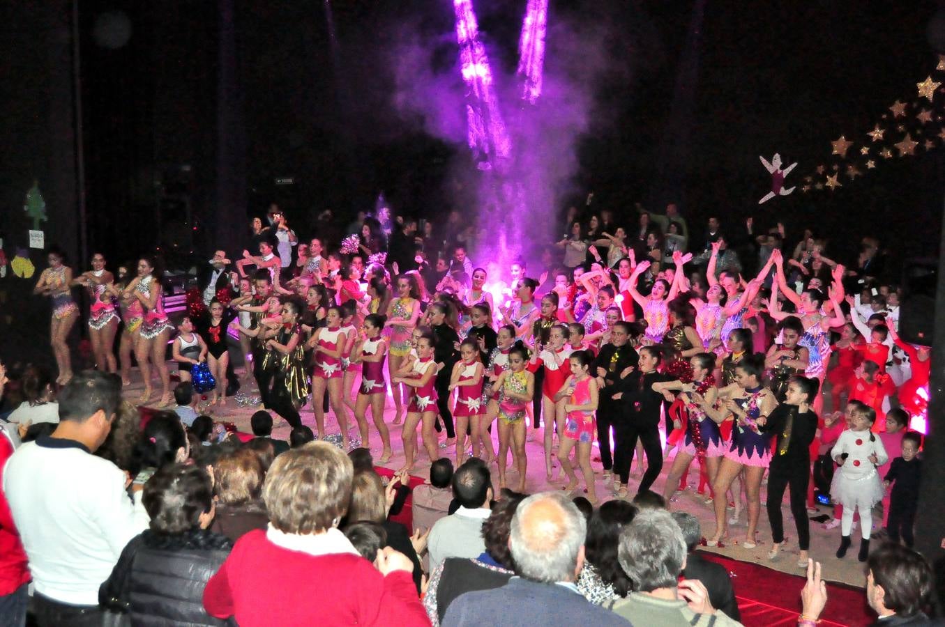 Acrobacias a ritmo navideño