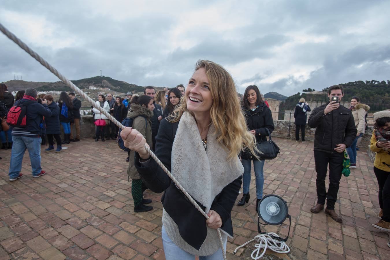 La Torre de la Vela se llena de candidatas para tocar la campana