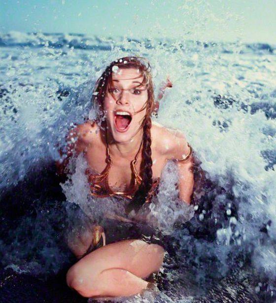 Sesión de fotos de 1983 recuperada por &#039;Rolling Stone&#039;, en la que aparece Carrie Fisher como Leia en la playa