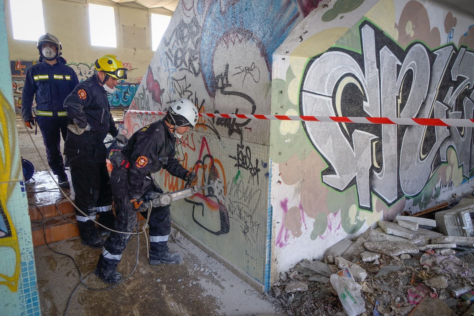 Los bomberos de Granada no solo apagan fuegos....