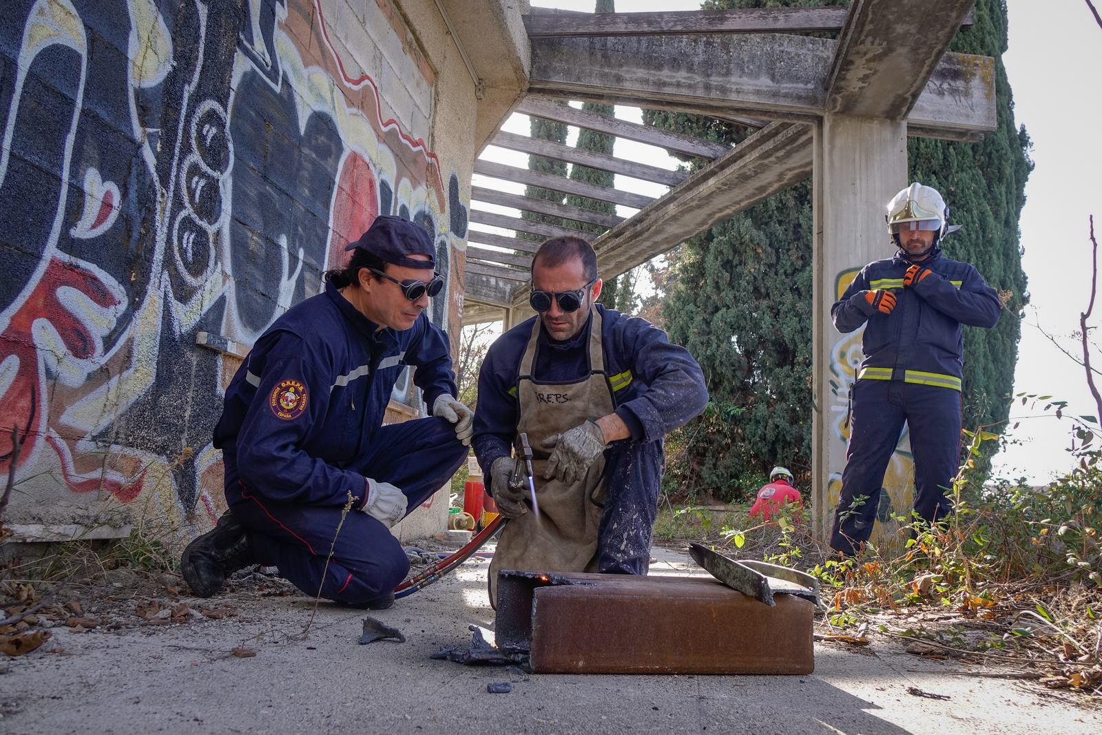 Los bomberos de Granada no solo apagan fuegos....