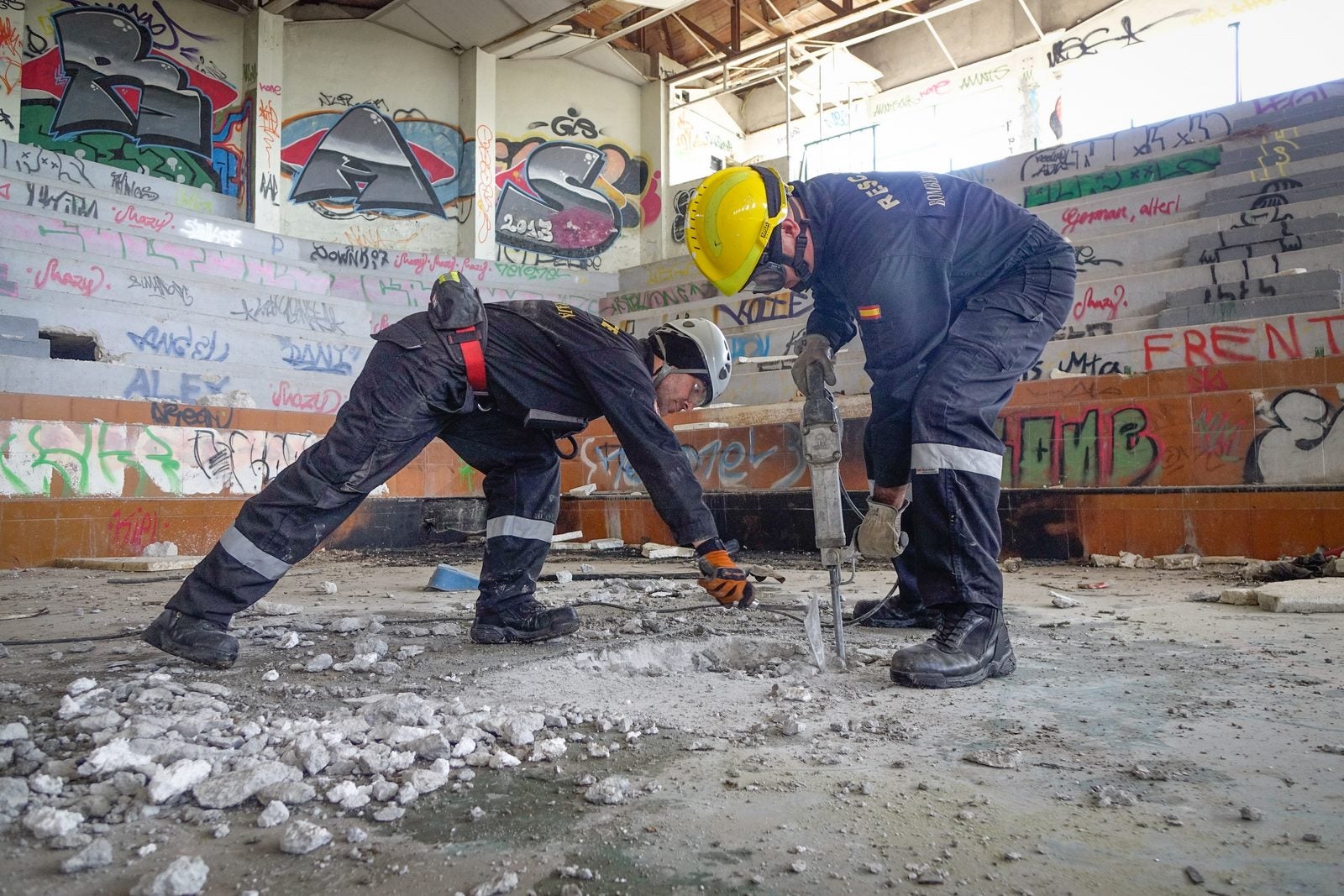 Los bomberos de Granada no solo apagan fuegos....