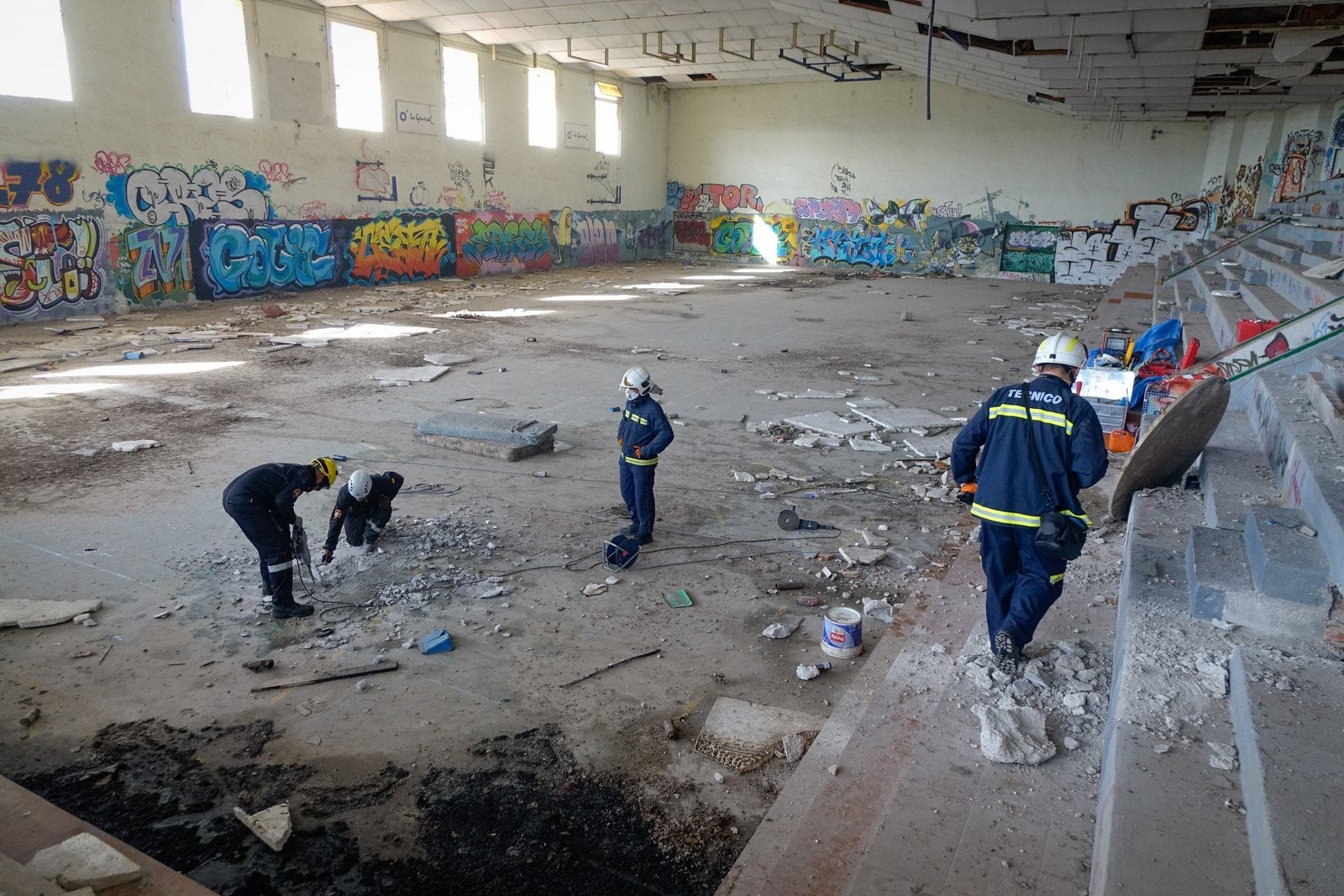 Los bomberos de Granada no solo apagan fuegos....