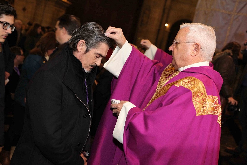 Miércoles de ceniza en la catedral de Jaén