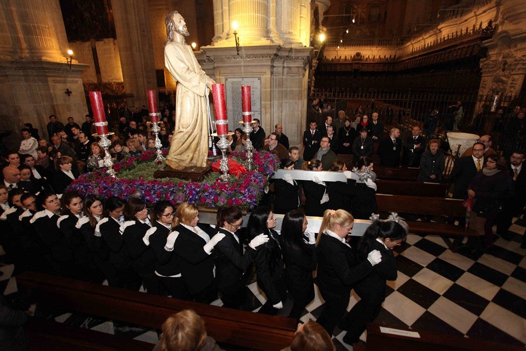 Miércoles de ceniza en la catedral de Jaén