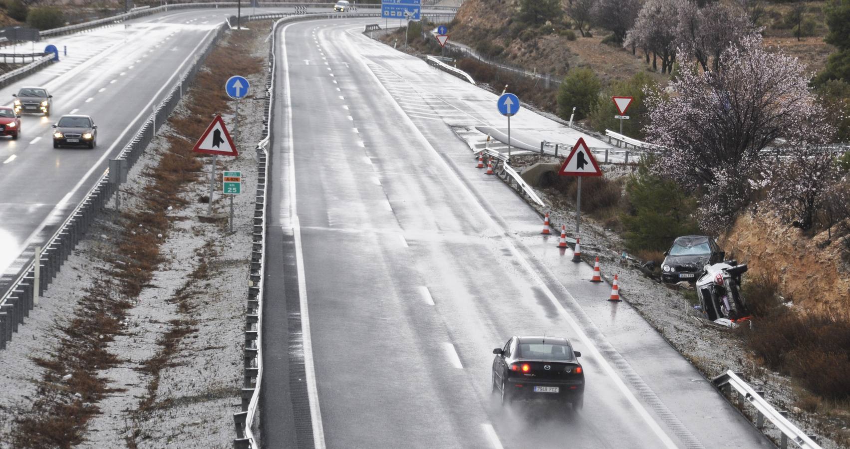 El invierno hace estragos en Granada