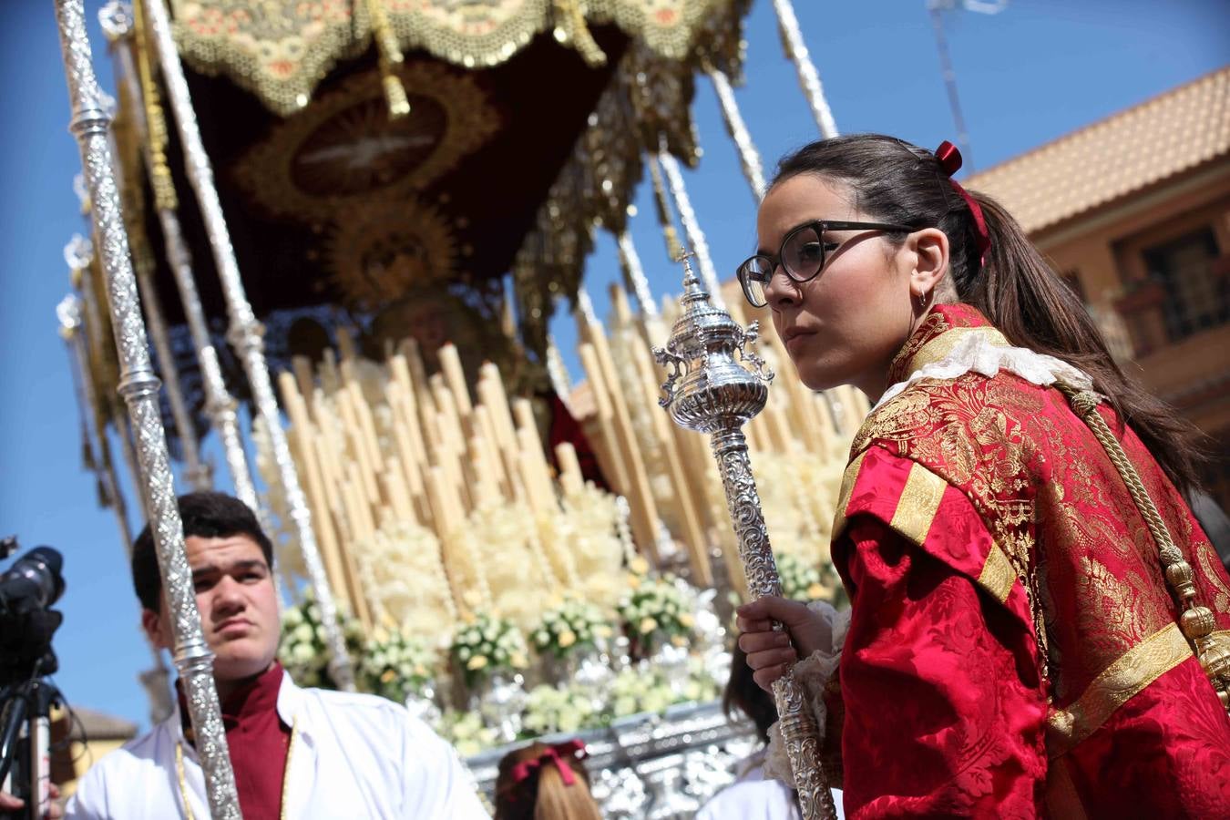 &#039;La Borriquilla&#039; se lució rodeada de luz
