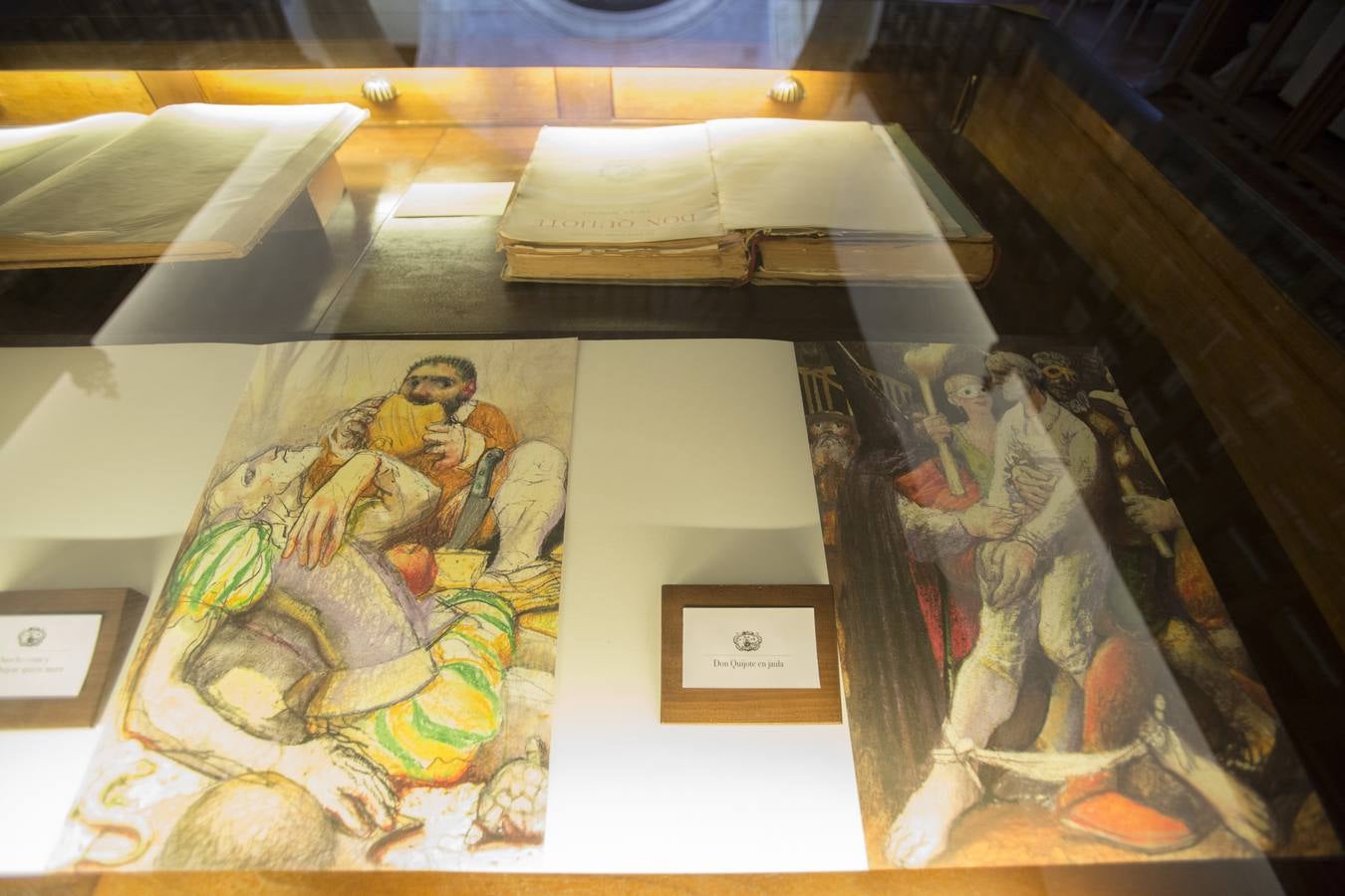 La Biblioteca del Hospital Real reúne ediciones antiguas y raras de Cervantes