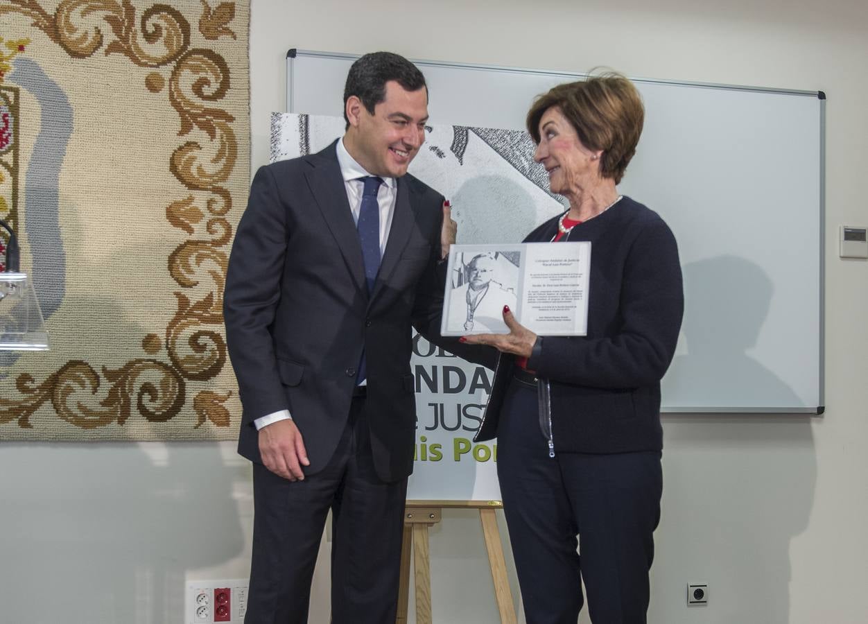 Acto de homenaje al fiscal Luis Portero