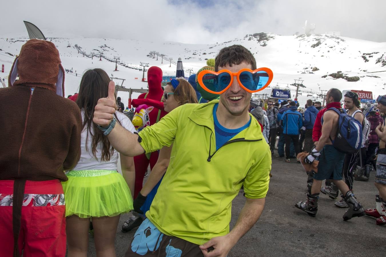 ¿Quién dijo frío? ¡En bañador por la Sierra!