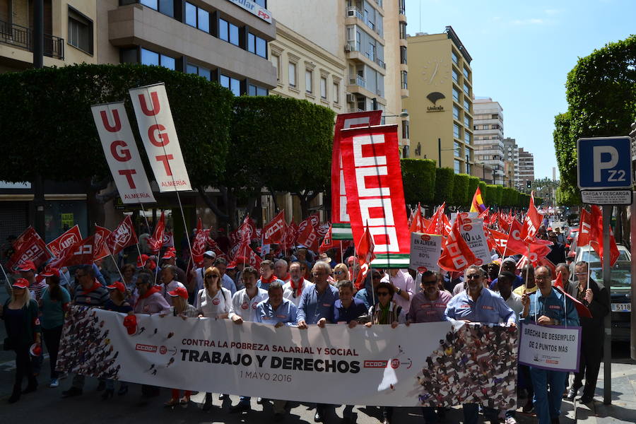 Almería sale a la calle por el Primero de Mayo