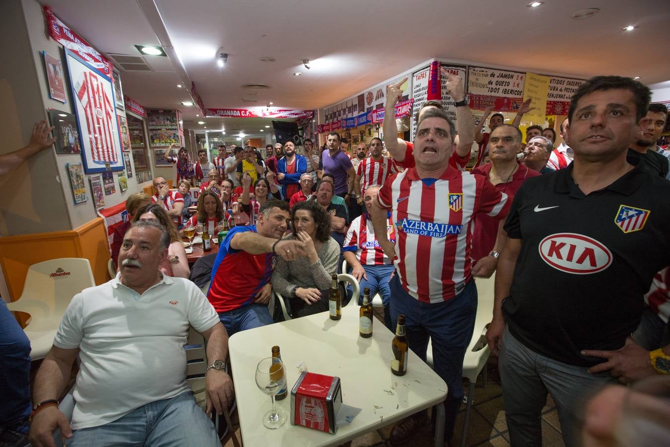 La pasión se desata en la &#039;casa&#039; del Atlético en Granada