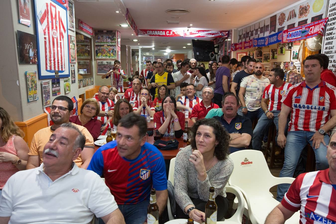 La pasión se desata en la &#039;casa&#039; del Atlético en Granada