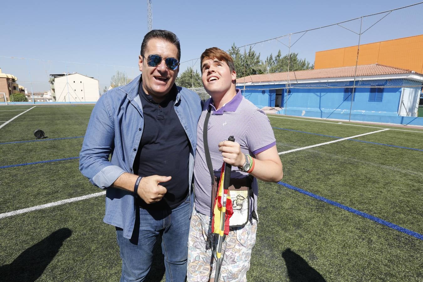 Lección magistral de la Selección Española de fútbol para ciegos en Maracena