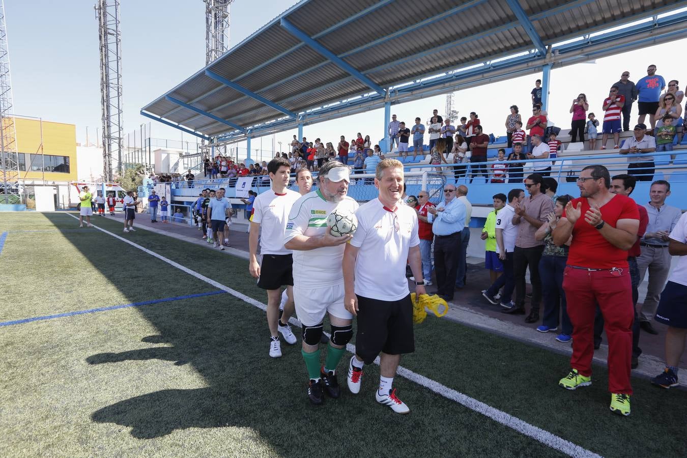 Lección magistral de la Selección Española de fútbol para ciegos en Maracena