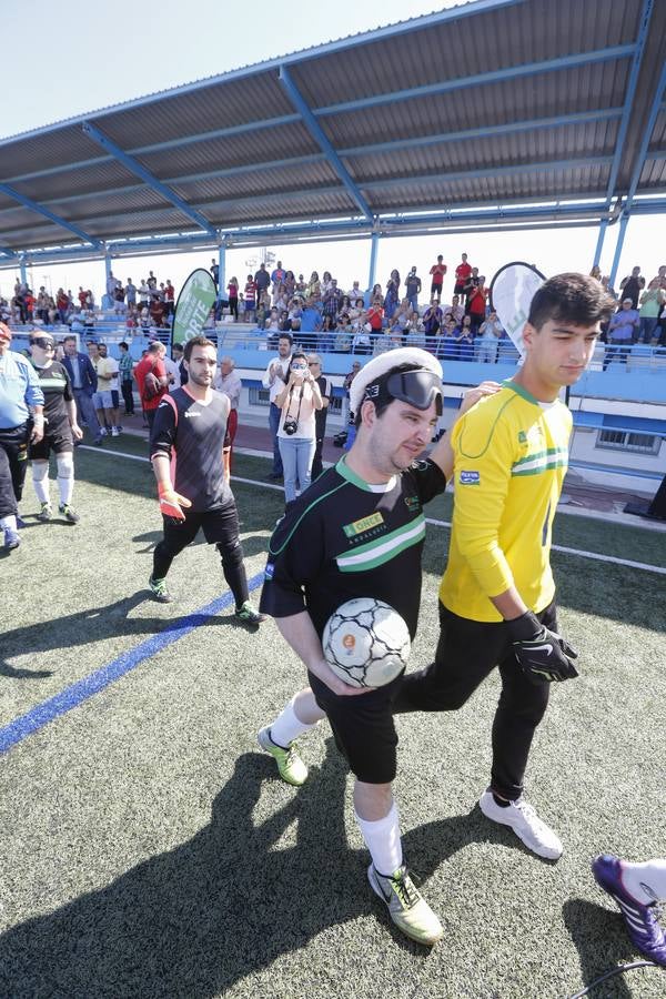 Lección magistral de la Selección Española de fútbol para ciegos en Maracena