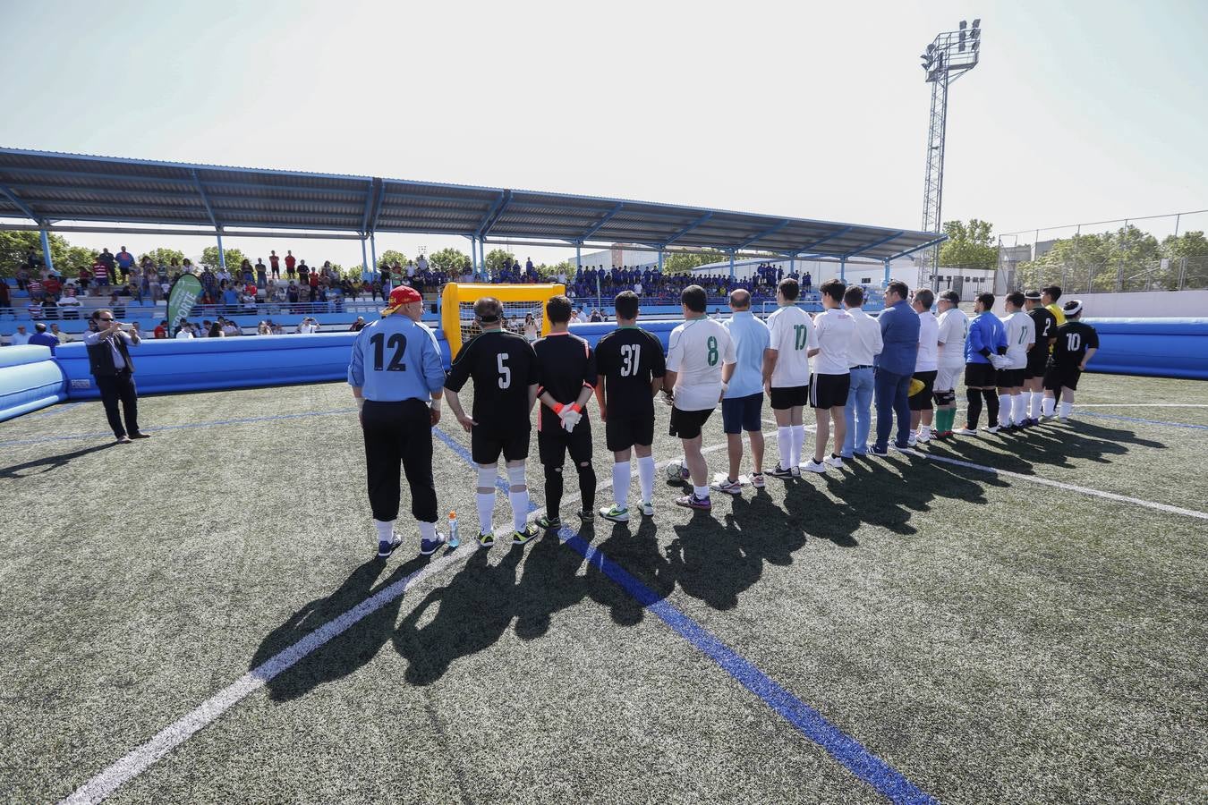 Lección magistral de la Selección Española de fútbol para ciegos en Maracena
