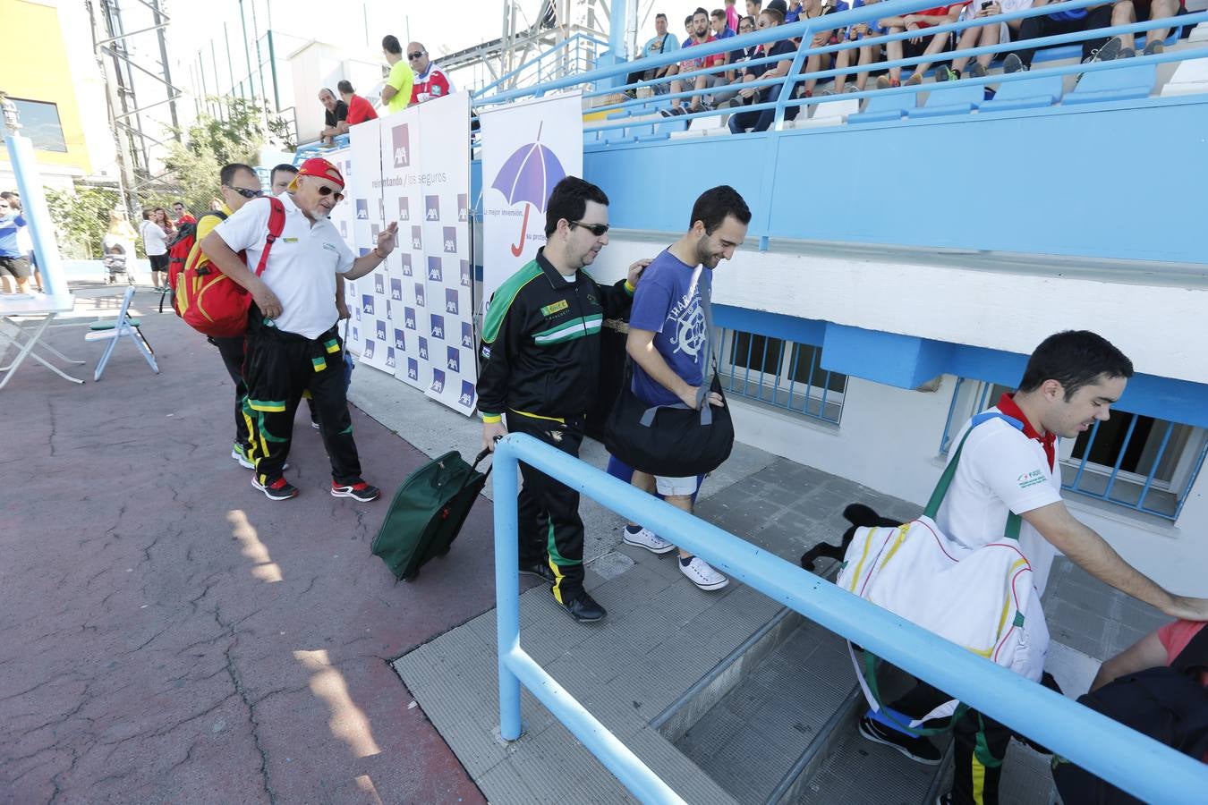 Lección magistral de la Selección Española de fútbol para ciegos en Maracena