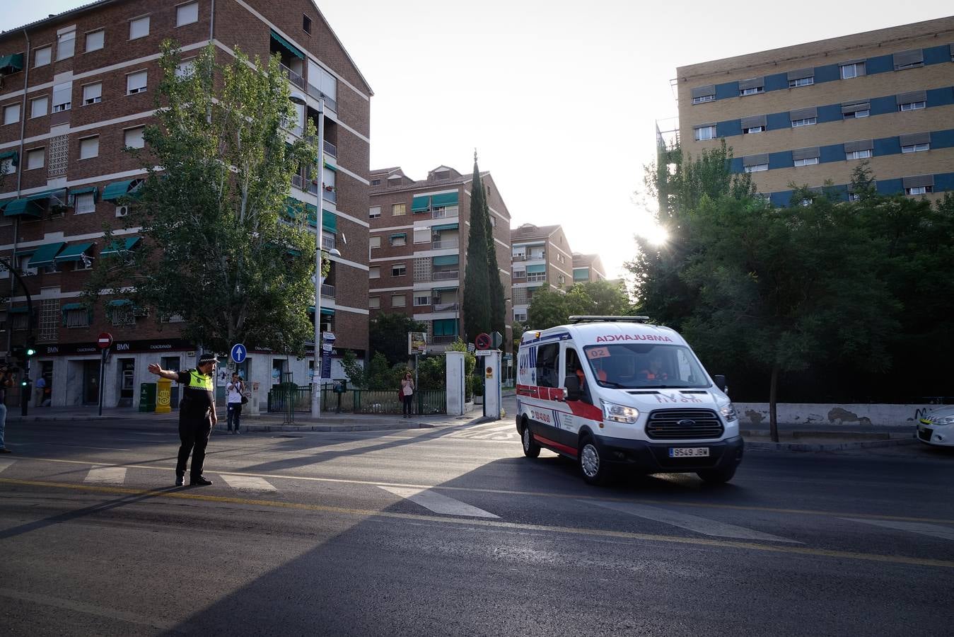 Salida desde el Hospital Traumatológico