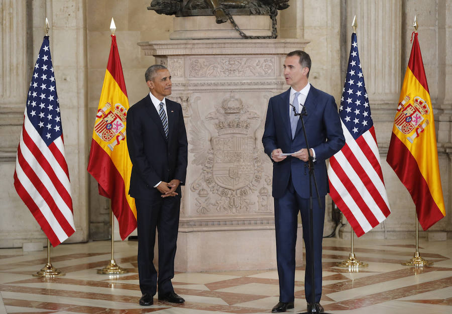 Primera visita oficial de Obama a España