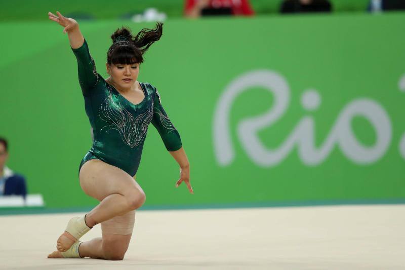 Alexa Moreno durante su participación en Río