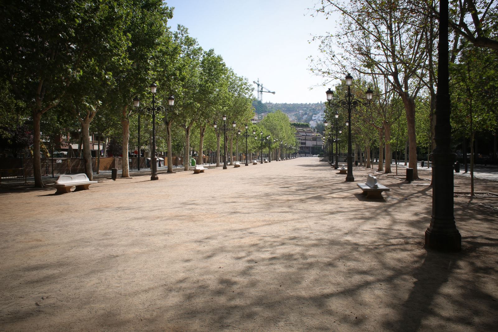 Granada se vacía en el puente de agosto