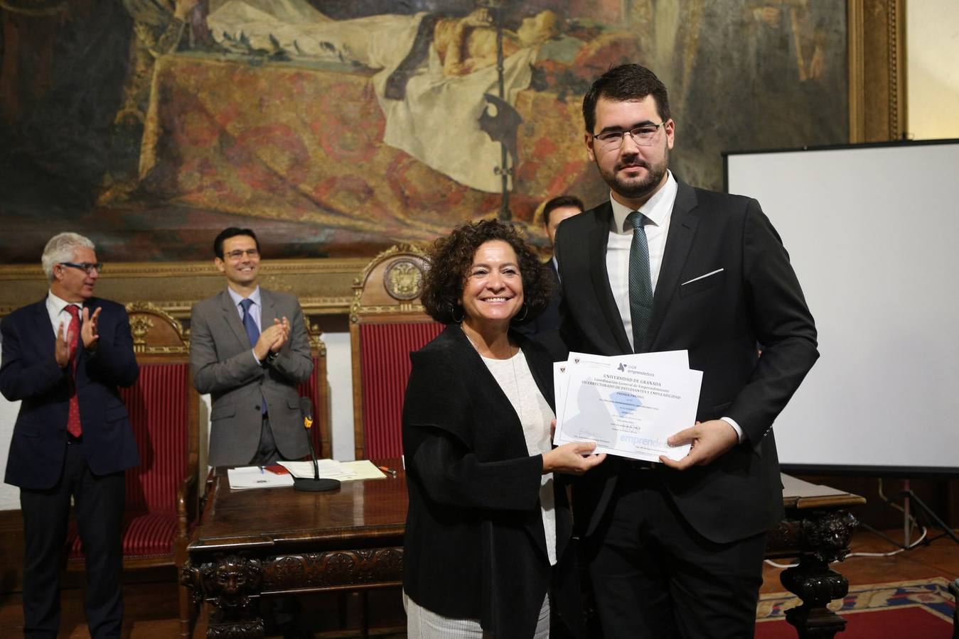 La UGR entrega los premios del VI Concurso de Emprendimiento Universitario 2016