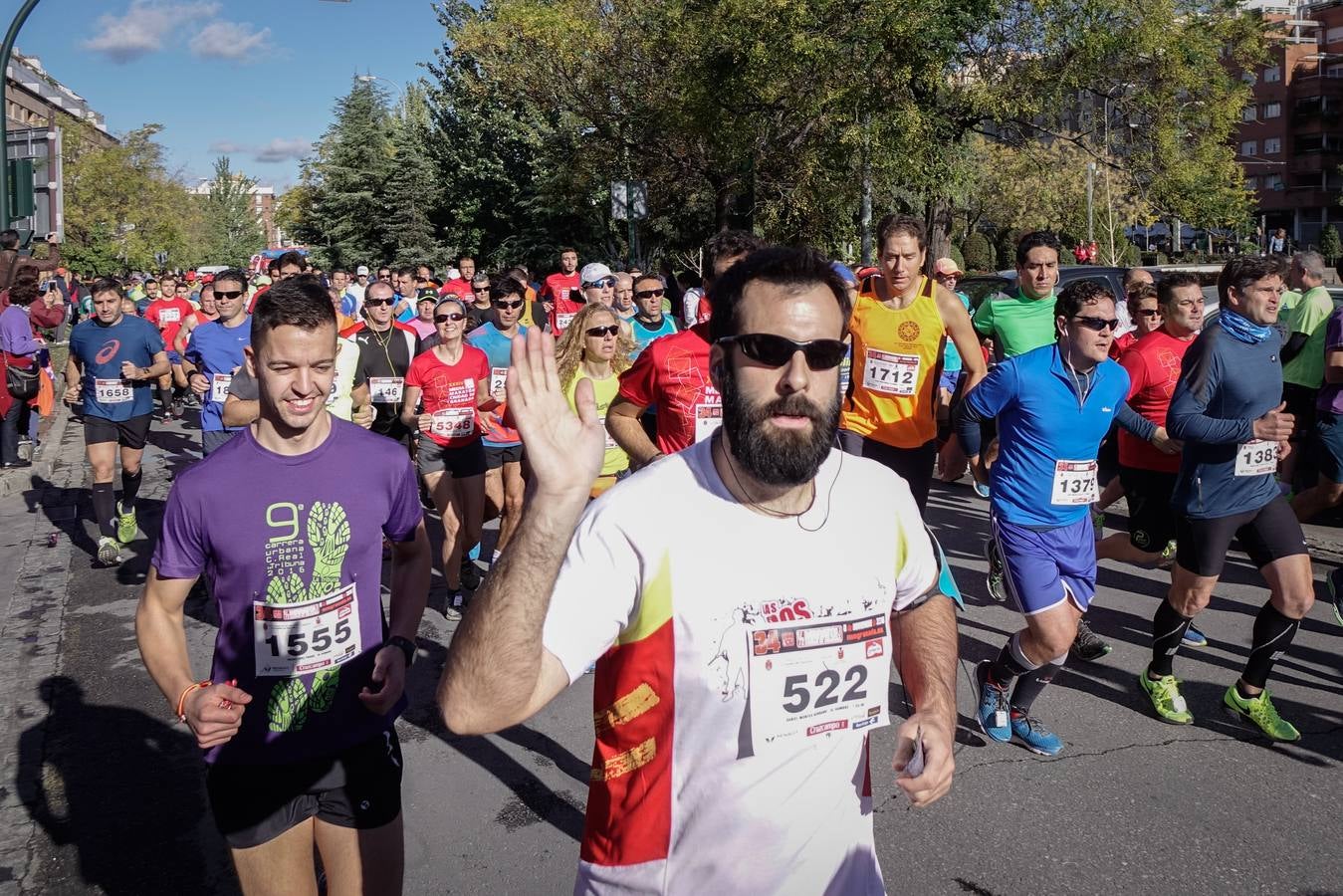 Miles de participantes en la Media Maratón de Granada