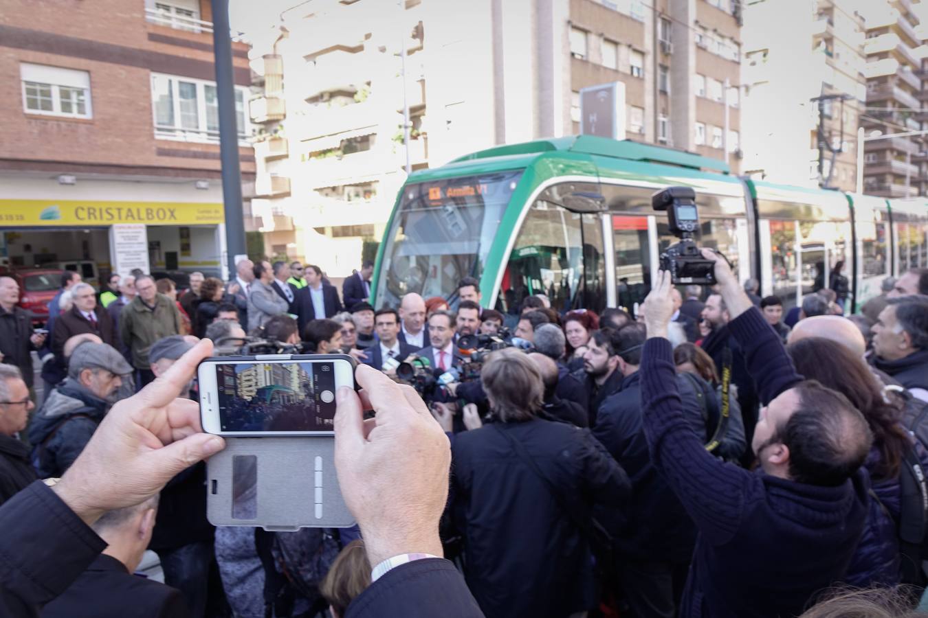 El metro en pruebas ya llega al Zaidín