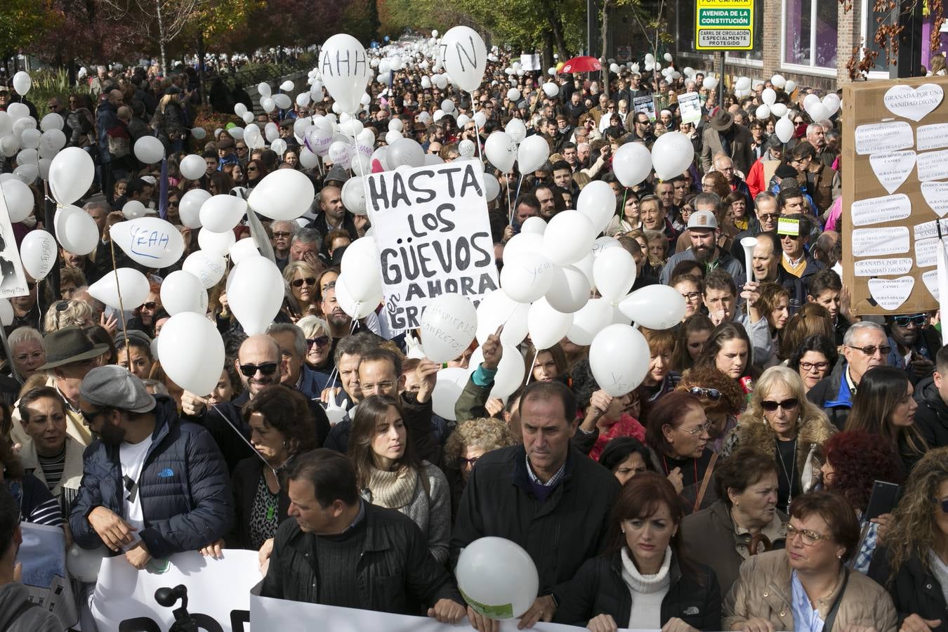 Granada vuelve a gritar para por su sanidad