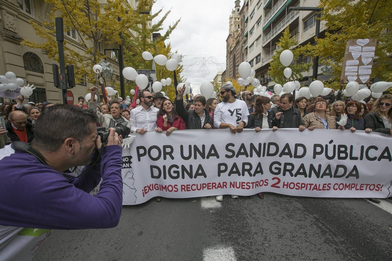 Granada vuelve a gritar para por su sanidad
