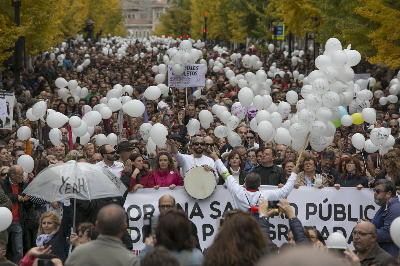 Granada vuelve a gritar para por su sanidad