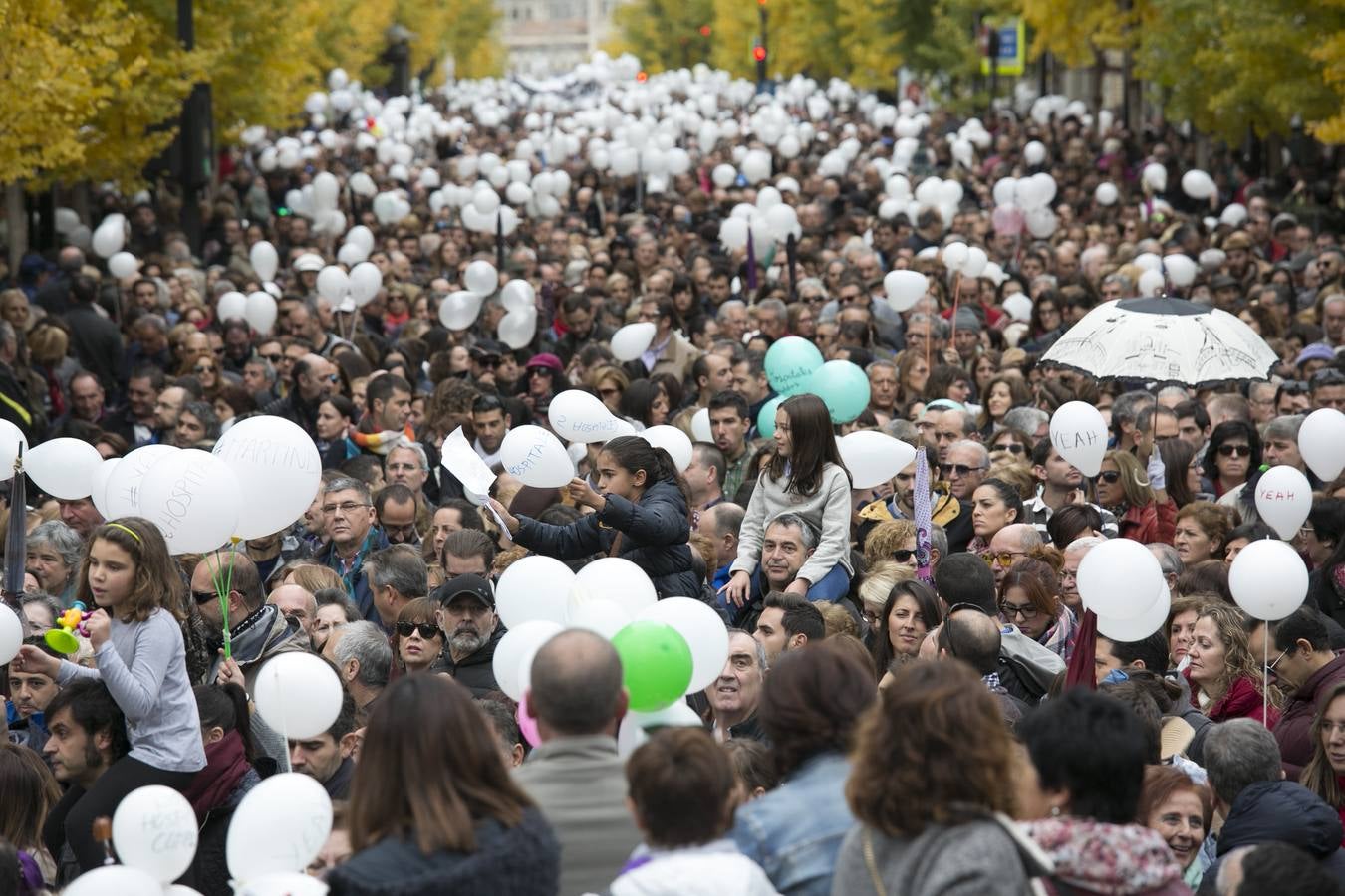 Granada vuelve a gritar para por su sanidad